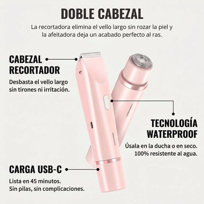 Rasuradora 2 en 1 para Bikini y Cuerpo